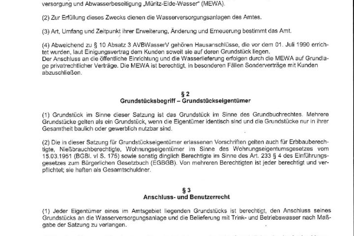  » Eigenbetrieb „Müritz-Elde-Wasser“ (MEWA)