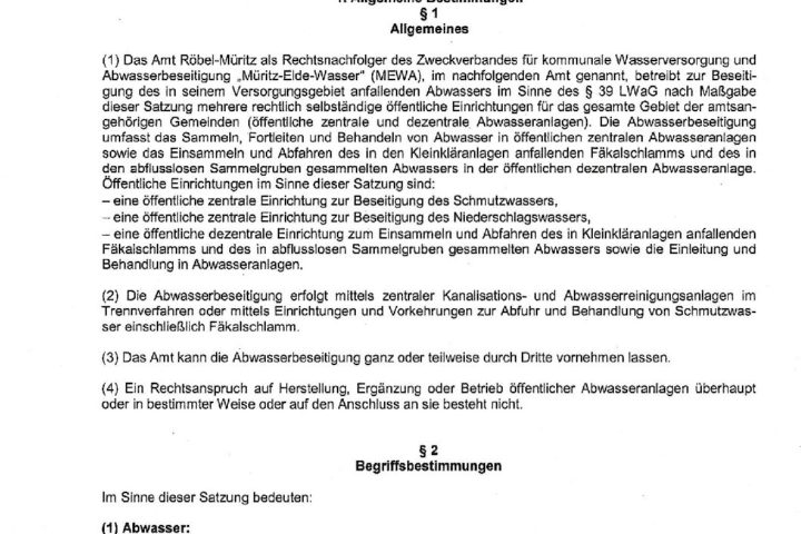  » Eigenbetrieb „Müritz-Elde-Wasser“ (MEWA)