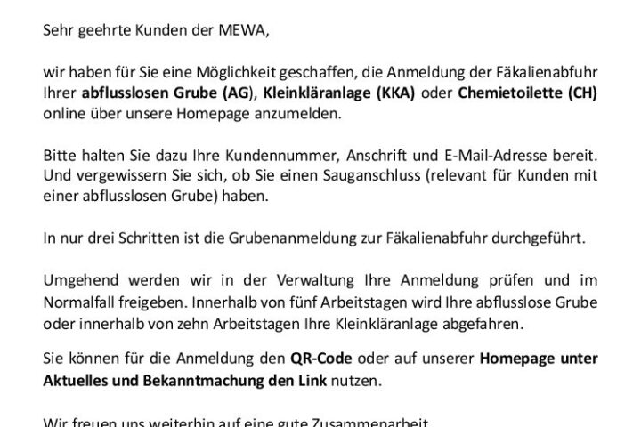  » Eigenbetrieb „Müritz-Elde-Wasser“ (MEWA)